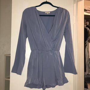 NWOT baby blue romper